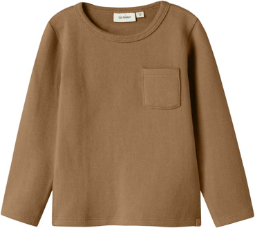 jongens longsleeve Bruin - 104