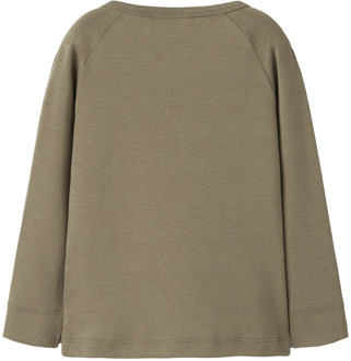 jongens longsleeve Bruin - 116