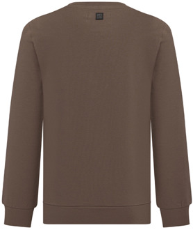 jongens longsleeve Bruin - 128-134