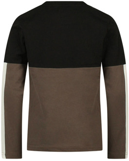 jongens longsleeve Bruin - 164-170