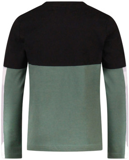 jongens longsleeve Donker groen - 164-170