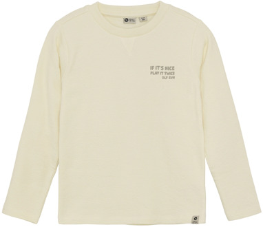 jongens longsleeve Ecru - 140