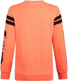 jongens longsleeve Fel oranje - 164-170