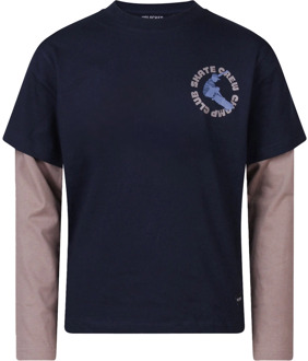jongens longsleeve Marine - 104-110