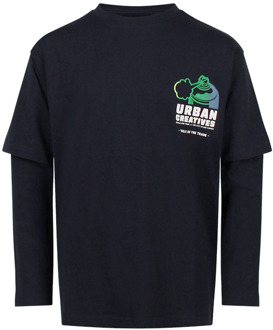 jongens longsleeve Marine - 140-146