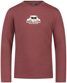 jongens longsleeve Mauve - 116-122