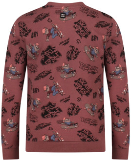 jongens longsleeve Mauve - 140-146