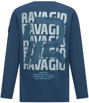 jongens longsleeve Petrol - 104-110