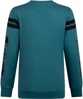 jongens longsleeve Petrol - 152-158
