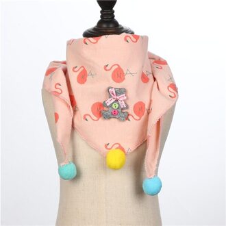 Jongens Meisjes Herfst Winter Kraag Sjaal Baby Driehoek Katoen Afdrukken Sjaal Wrap Baby Leuke Gedrukt Sjaals 8