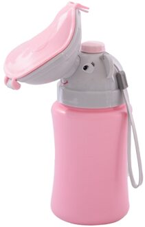 Jongens Meisjes Kids Wc Training Draagbare Baby Potje Anti Lekkage Pp Urinoir Auto Hygiëne Verzegelde Veilig Leuke Outdoor Reizen roze