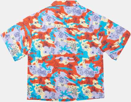 Jongens Off White Juniors Puzzleflage Bowling Shirt in Multi kleur Veelkleurig