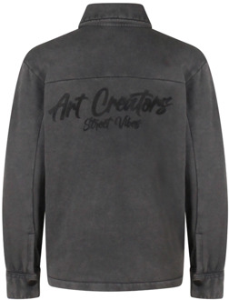 jongens overhemd Antracite - 152-158