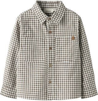 jongens overhemd Bruin - 98