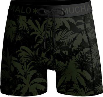 Jongens Strakke Zwembroek Print Groen