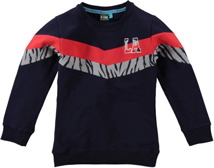 Jongens sweater dexx Blauw - 104/110