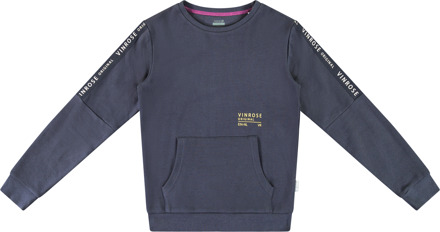 Jongens sweater - Mood indigo blauw - Maat 86/92