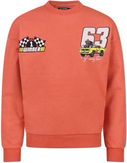 jongens sweater Oranje - 152-158