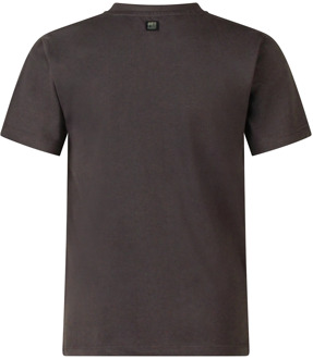 jongens t-shirt Antracite - 116-122