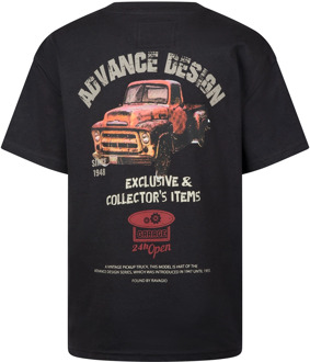 jongens t-shirt Antracite - 128-134