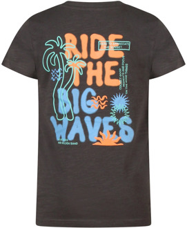 jongens t-shirt Antracite - 140-146