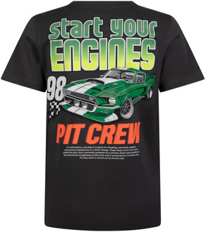 jongens t-shirt Antracite - 140-146