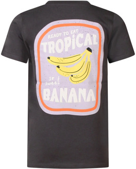 jongens t-shirt Antracite - 152-158