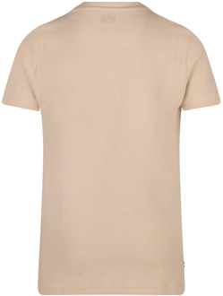 jongens t-shirt Beige - 128-134