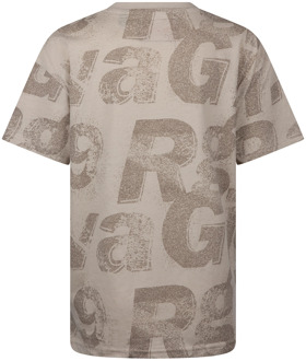 jongens t-shirt Beige - 140-146