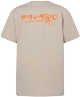 jongens t-shirt Beige - 176