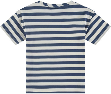 jongens t-shirt Blauw - 104