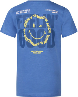 jongens t-shirt Blauw - 140-146