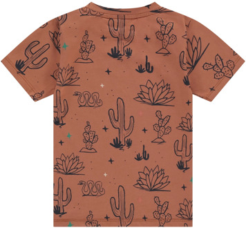 jongens t-shirt Bruin - 128