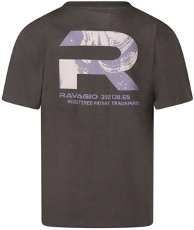 jongens t-shirt Donker grijs - 128-134