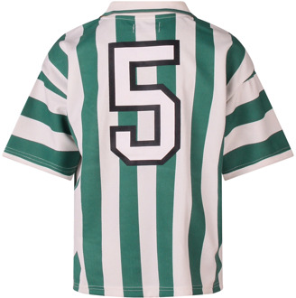 jongens t-shirt Donker groen - 128-134