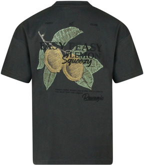 jongens t-shirt Donker groen - 140-146