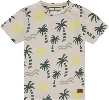 jongens t-shirt Ecru - 104