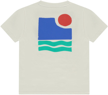 jongens t-shirt Ecru - 122