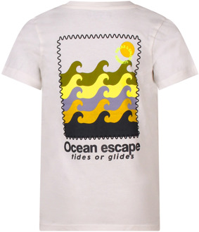 jongens t-shirt Ecru - 140-146