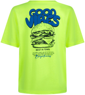 jongens t-shirt Fel geel - 140-146