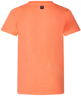 jongens t-shirt Fel oranje - 152-158