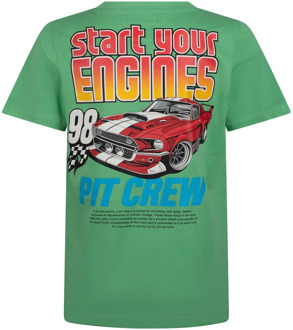 jongens t-shirt Groen - 116-122