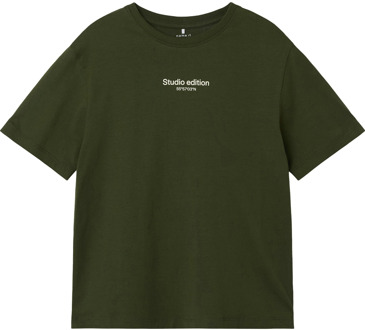 jongens t-shirt Groen - 134-140