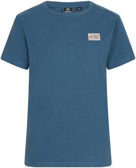 Jongens t-shirt ib logo steel Blauw - 128