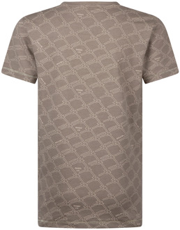 jongens t-shirt Licht bruin - 164-170