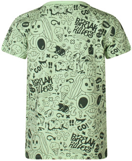 jongens t-shirt Licht groen - 164-170