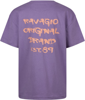 jongens t-shirt Licht paars - 140-146