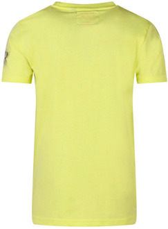 jongens t-shirt Lime - 116-122