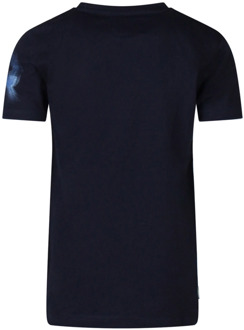 jongens t-shirt Marine - 128-134