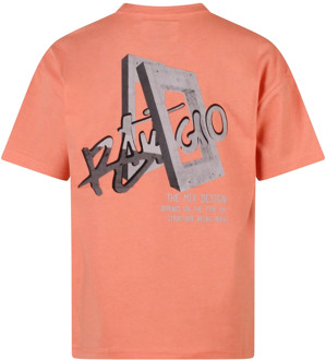 jongens t-shirt Oranje - 116-122